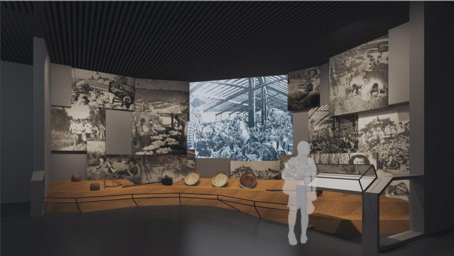 上?？h700年數字博物館設計效果圖-投影