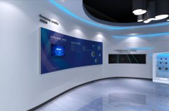 航盛企業(yè)展廳公司概況設計效果圖
