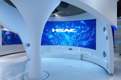 航盛企業(yè)展廳LED大屏設計效果圖